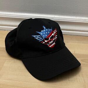 WWE Authentic Cody Rhodes Black Cap with Embroidered Design